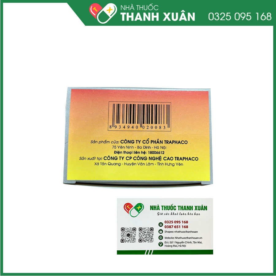 Trà Casoran phòng và hỗ trợ điều trị tăng huyết áp thể vừa và nhẹ, tai biến mạch máu não, tăng cholesterol